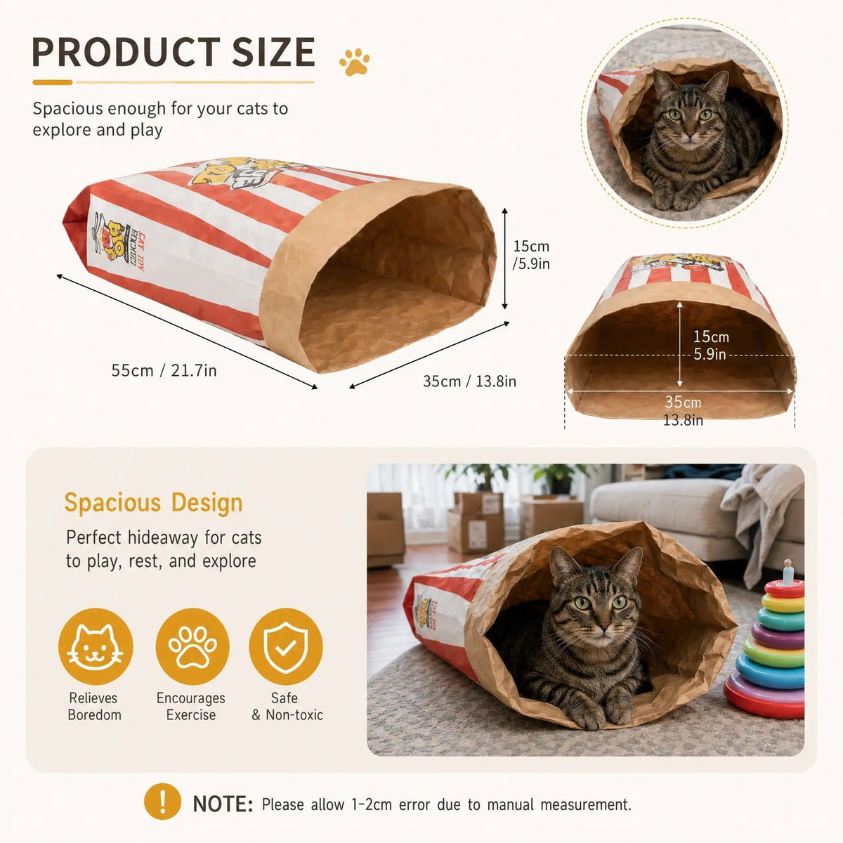 Kraft Paper Cat Hideout