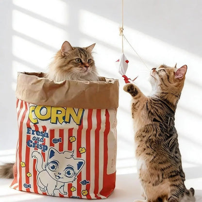 Kraft Paper Cat Hideout