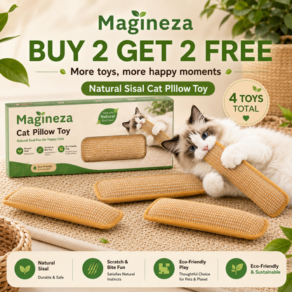 NATURAL SISAL CAT KICKER TOYS